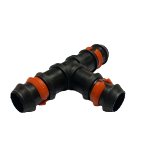 TEE POLIETILENO RIEGO 16MM CON SEGURO