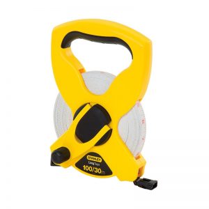 HUINCHA DE MEDIR STANLEY 30 MTS (34-791) FIBRA DE VIDRIO