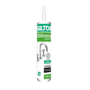 SILICONA TRANSPARENTE ACETICA 300 ML (SELLOTEC O SILTOP)